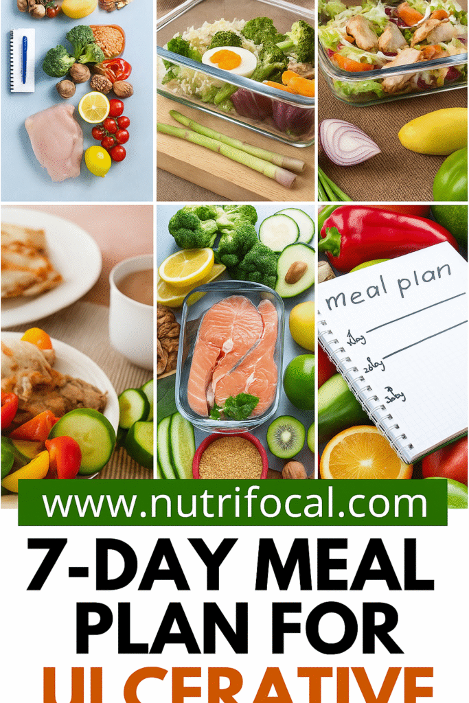 7-Day Meal Plan for Ulcerative Colitis