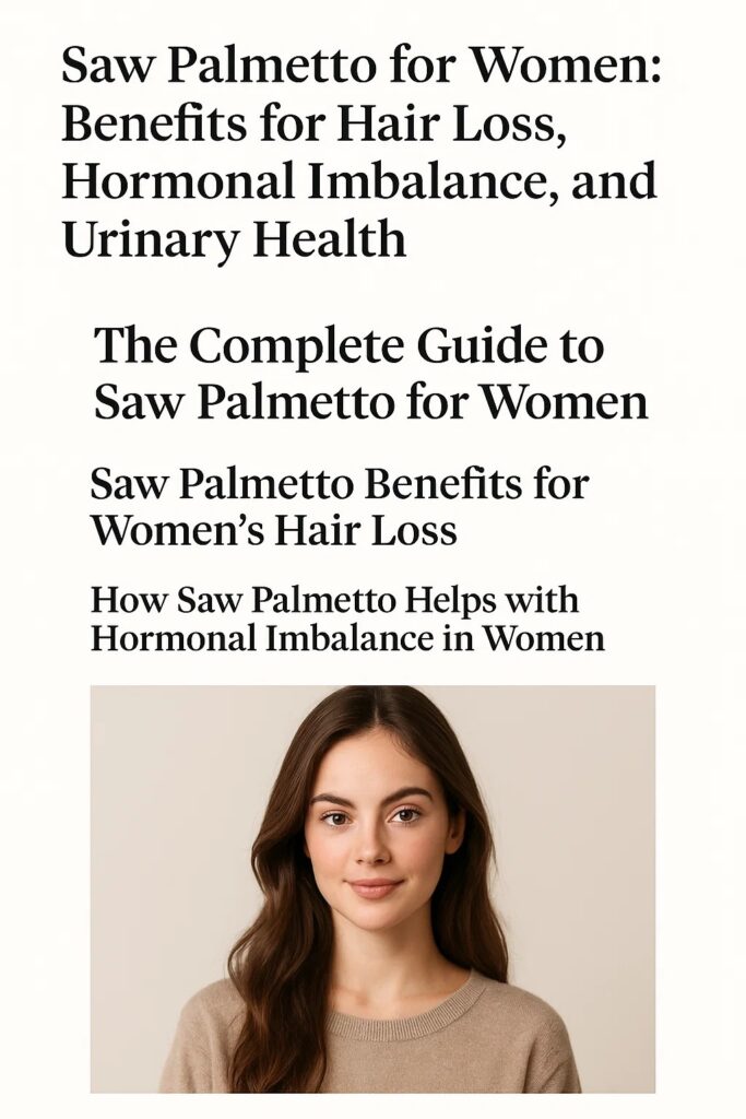 Saw Palmetto for Women: A Comprehensive Guide to Its Benefits